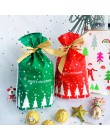 Wesołych świąt dekoracje świąteczne dla domu 2019 boże narodzenie pokrowiec na termofor wina szklana ozdoba prezent na Boże Naro