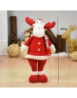 Dekoracje świąteczne święty mikołaj Snowman Reindeer ozdoby dla lalek wisiorek boże narodzenie nowy rok prezent Regalos De Navid