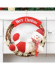 Dekoracje świąteczne święty mikołaj Snowman Reindeer ozdoby dla lalek wisiorek boże narodzenie nowy rok prezent Regalos De Navid