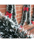 Pop 2M dekoracje świąteczne topy wstążka Garland ozdoby choinkowe biały ciemny zielony trzciny świecidełka Party dostaw z kuchni