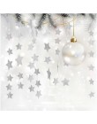 4 M Twinkle gwiazda płatki śniegu papierowe girlandy wisiorek ozdoby dekoracje na boże narodzenie dla domu nowy rok Noel akcesor