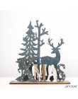 2020 nowy rok naturalne drewno rzemiosło boże narodzenie ozdoba drzewa drewniany naszyjnik Xmas prezent Natal Noel Deco świątecz