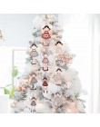 QIFU 2M świąteczne dekoracje do domu 2019 boże narodzenie ozdoby Santa Snowman Noel flagi boże narodzenie girlanda nowy rok 2020