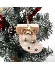 1PC DIY kolorowe Multi typ boże narodzenie drewniane zawieszki ozdoby na boże narodzenie Xmas drzewa wiszące prezenty dla dzieci