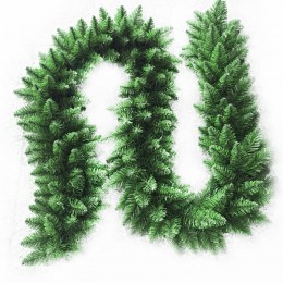 2.7m sztuczny zielony boże narodzenie wieniec Garland boże narodzenie strona główna dekoracje świąteczne sosna Rattan wiszące oz