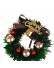 1Pc wesołych boże narodzenie wieniec Ornament Art wieniec Garland Garland Christmas Party Ornament dekoracyjny