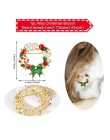 Kolczyki świąteczne w kształcie prezentów Święty Mikołaj Boże narodzenie