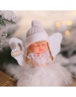 Nowy śliczne anioł boże narodzenie ozdoby choinkowe wisiorek Kawaii dziewczyna lalka nowy rok boże narodzenie wiszące dekoracji 