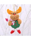 1pc boże narodzenie święty mikołaj Snowman ełk lalka zabawki choinki wiszące ozdoby dekoracje na nowy rok prezent domu Xmas Part