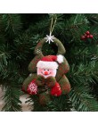 1pc boże narodzenie święty mikołaj Snowman ełk lalka zabawki choinki wiszące ozdoby dekoracje na nowy rok prezent domu Xmas Part