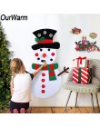 OurWarm DIY czuł boże narodzenie prezenty Snowman boże narodzenie naklejki ścienne wiszące dla dzieci zabawki dla dzieci boże na