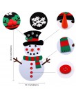 OurWarm DIY czuł boże narodzenie prezenty Snowman boże narodzenie naklejki ścienne wiszące dla dzieci zabawki dla dzieci boże na