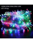 10M 20M 30M 50M 100M LED Garland String światło boże narodzenie bajki światła na zewnątrz na boże narodzenie dekoracji choinki n