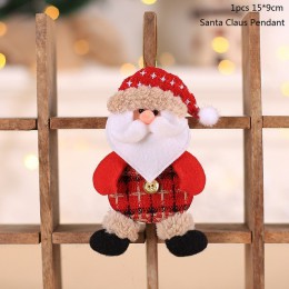 Boże narodzenie ozdoby choinkowe ozdoby wesołych świąt prezenty Snowman lalka święty Mikołaj łoś bożonarodzeniowy Navidad Noel 2
