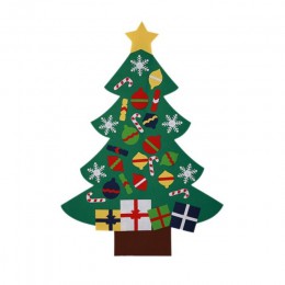 DIY czuł boże narodzenie drzewo nowy rok prezenty dla dzieci zabawki sztuczne drzewo ozdoby na ścianę świąteczne dekoracje dla d