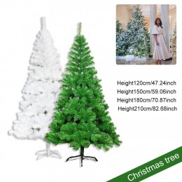 Boże narodzenie drzewa zielony/biały nowy rok produktów zielony/biały gęste styl dekoracji dla domu 1.2/1.5 /1.8/2.1M statek z w
