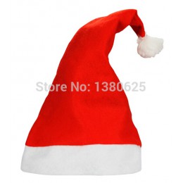 1 sztuk nowy rok czapka świąteczna czapka czapki św. Mikołaja czerwony i biały Cap boże narodzenie kapelusz dla kostium Świętego