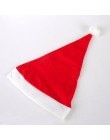 5/pc dla dorosłych Unisex dorosłych boże narodzenie Xmas Red czapki Santa nowość kapelusz na boże narodzenie Party boże narodzen