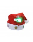 Gorące dzieci dorosłych LED boże narodzenie kapelusz święty mikołaj renifer Snowman Xmas prezenty Cap bonnet de noel adulte świę