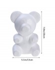 1 sztuk 200mm modelowanie styropianowe kulki z pianki niedźwiedź biały kulki rzemiosła dla majsterkowiczów Christmas Party mater