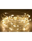 Feimefeiyou 50 100 LED Starry String String światła bajki mikro LED przezroczysty drut miedziany do Party boże narodzenie ślub 5