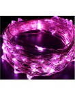 Feimefeiyou 50 100 LED Starry String String światła bajki mikro LED przezroczysty drut miedziany do Party boże narodzenie ślub 5