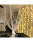 3x1/3x3/6x3m sopel LED ciąg światła boże narodzenie Fairy Lights garland na zewnątrz domu na ślub/Party/kurtyny/dekoracje ogrodo