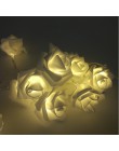 YIYANG 1.5 M 10led bateria AA LED Rose boże narodzenie światła wakacje String światła walentynki dekoracje ślubne kwiat żarówki 