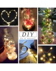 LYFS 2 M 5 M 10 M AA baterii ciąg światła drut miedziany LED światła dekoracji Fairy Lights na urodziny party Garland ślub