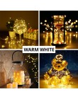 LYFS 2 M 5 M 10 M AA baterii ciąg światła drut miedziany LED światła dekoracji Fairy Lights na urodziny party Garland ślub