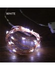 2 M 20 drut miedziany LED wróżka wianek lampa LED String Lights boże narodzenie ślub strona główna dekoracja zasilany przez CR20