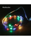 2 M 20 drut miedziany LED wróżka wianek lampa LED String Lights boże narodzenie ślub strona główna dekoracja zasilany przez CR20