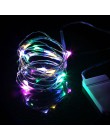 1M 2M 3M Garland dekoracyjne światła drut miedziany CR2032 na baterie boże narodzenie Wedding Party Decoration LED String fairy 