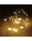 Nowy 2 M 5 M 10 M miedziany srebrny drut LED String światła wodoodporne oświetlenie świąteczne dla wróżki drzewo wedding Party D