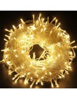 50 M/400 100 M/600 LED Fairy LED String światła na zewnątrz wodoodporny AC220V String wakacje Garland na boże narodzenie boże na