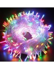 50 M/400 100 M/600 LED Fairy LED String światła na zewnątrz wodoodporny AC220V String wakacje Garland na boże narodzenie boże na