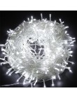 50 M/400 100 M/600 LED Fairy LED String światła na zewnątrz wodoodporny AC220V String wakacje Garland na boże narodzenie boże na