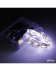 Nowy 2 M 5 M 10 M miedziany srebrny drut LED String światła wodoodporne oświetlenie świąteczne dla wróżki drzewo wedding Party D