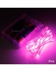 Nowy 2 M 5 M 10 M miedziany srebrny drut LED String światła wodoodporne oświetlenie świąteczne dla wróżki drzewo wedding Party D