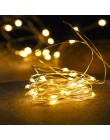 1-10M drut miedziany LED String Fairy światła nocne światło oświetlenie wakacje dla Garland boże narodzenie choinka wesele dekor