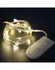 Taśma LED na baterię światła 2M 20LED srebrny drut wakacje zewnątrz wodoodporne bajki światła na boże narodzenie dekoracja na pr