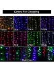 10 M x 3 M 1000 żarówki LED kurtyny ciąg boże narodzenie girlanda światła LED dekoracje ślubne Fairy Lights Holiday Party ogród 