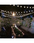 10M 38 LED String światło bajkowe lampki na zwenątrz Garland G50 żarówki ogród Patio ślub oświetlenie do dekoracji bożonarodzeni