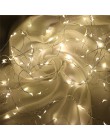 Fairy Lights AA zasilany z baterii 1 M 10 2 M 20 3 M 30 5 M 50 10 M 100 diody led srebrny drut miedziany LED ciąg światła dekora