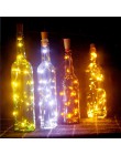 Butelek piwa światło z korek w kształcie 1M 10LED miedzi srebrny ciąg lampa na boże narodzenie wróżka ślubna dekoracja świetlna