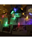 10 20 40 LED Garland karty zdjęcie klip Led String Fairy światła zasilane bateryjnie świąteczne girlandy ślubne walentynki dekor
