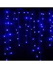 Ciąg światła świąteczne dekoracje zewnętrzne spadek 4.5 m Droop 0.3 m/0.4 m/0.5 m kurtyna sopel światełka taśmowe LED przyjęcie 
