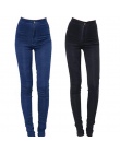 2018 New Fashion Jeans Kobiety Ołówek Spodnie Jeans Wysokiej Talii Sexy Szczupła Elastyczne Spodnie Skinny Fit Lady Jeans Plus r