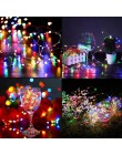 Fairy Lights na baterie 100LED ciąg światła pilot zdalnego zegar sterujący Twinkle ciąg światła 8 trybów 16.4 stóp Firefly świat