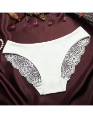 Damska Sexy majtki koronkowe bezszwowe bawełniane oddychające majtki figi Plus rozmiar dziewczyny marki bielizny